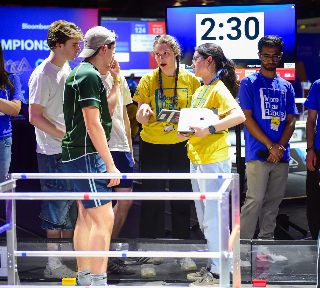 FIRST UK - Volunteers with team members